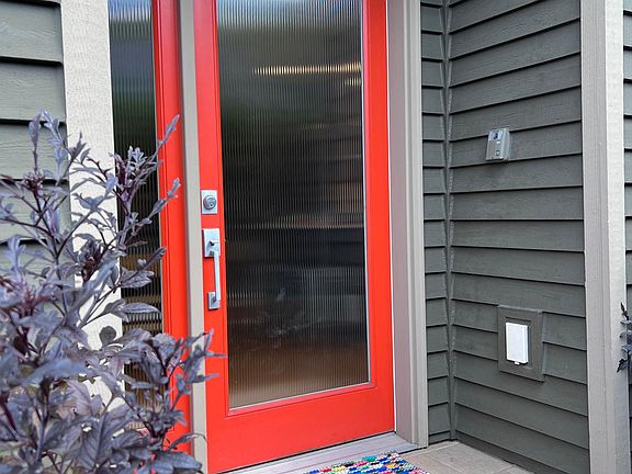 Secure entry, we've never had a package stolen!