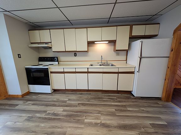 Lots of Cabinet space and above sink lighting