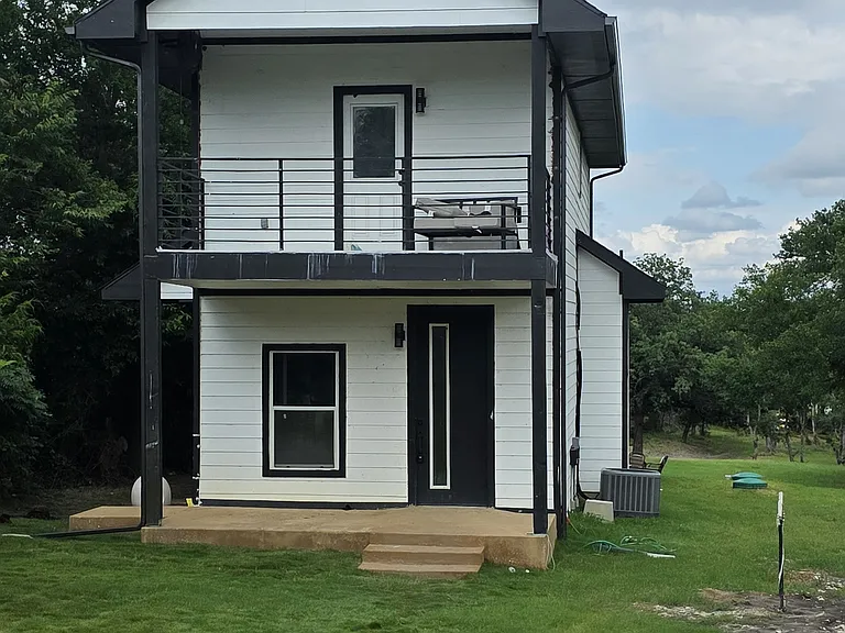 Front view of the house