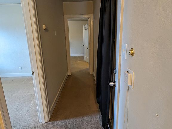 Entry way looking down hall