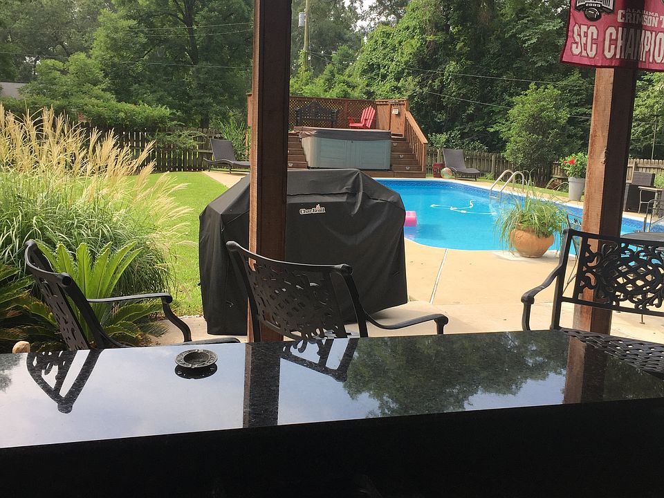 fenced backyard 