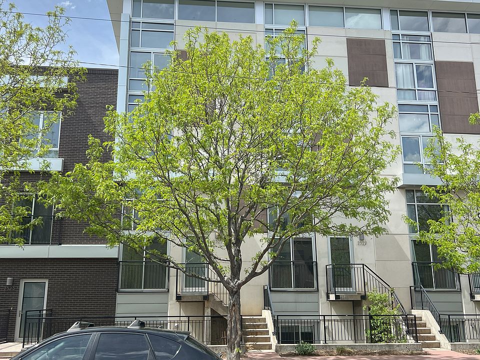 a front view of the townhome
