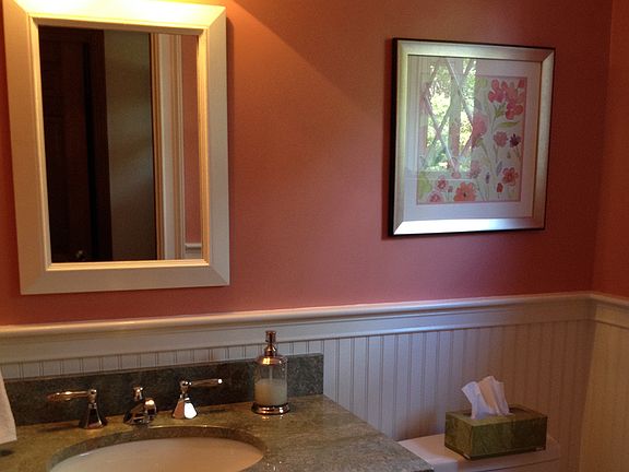 Updated half bath downstairs