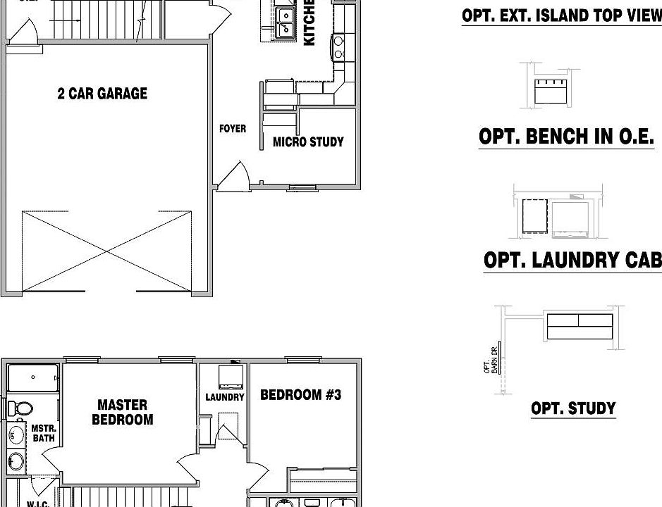 3317 Sandy Harbor Dr. - Lindon 504 - Standard Layout Options - Example