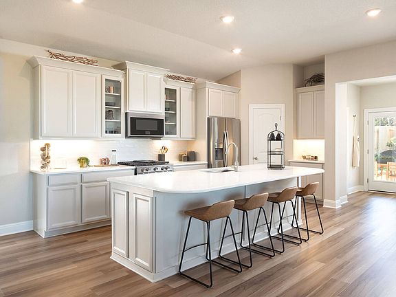 The Rio Grande s kitchen features an oversized island and breakfast bar.