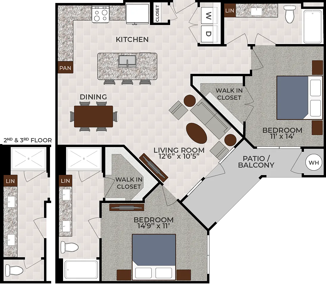 Floor plan 2X2