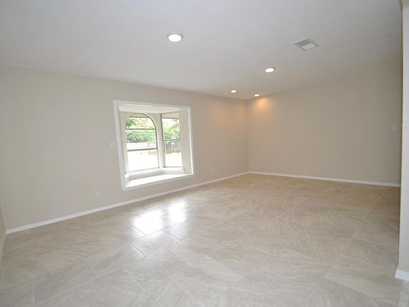 Tiled dining area