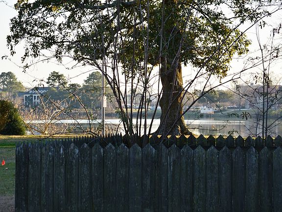 View of Lake from Back Yard