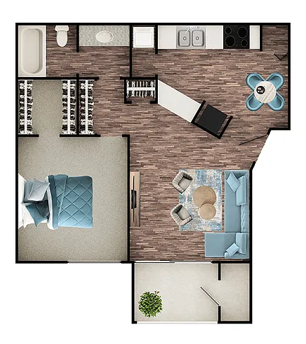 Floor plan The Desert Willow