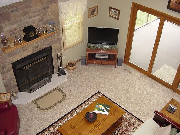 Living Room/Stone Fireplace