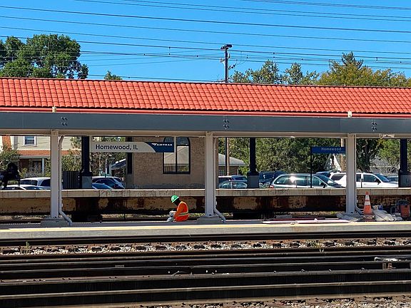 New Metra train station being built