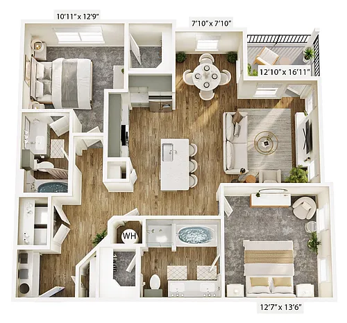 Floor plan B2