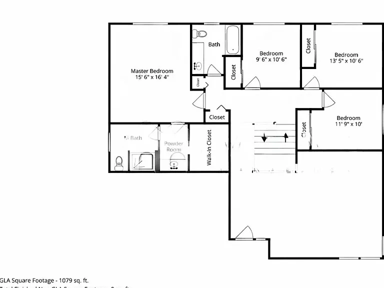 second floor, floorplan