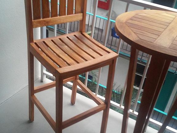 Lanai with Bistro Tables