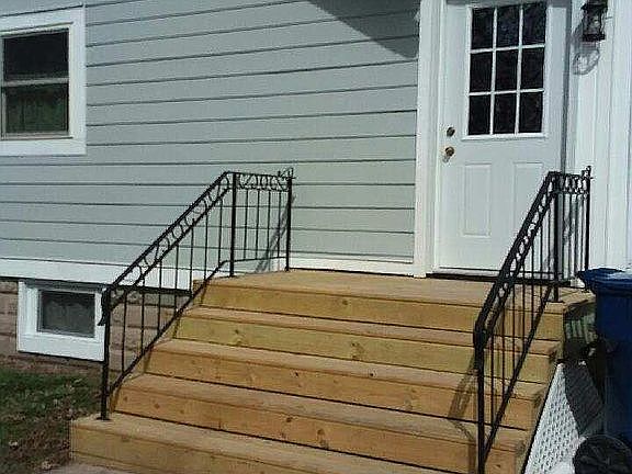 Great space for grill. 