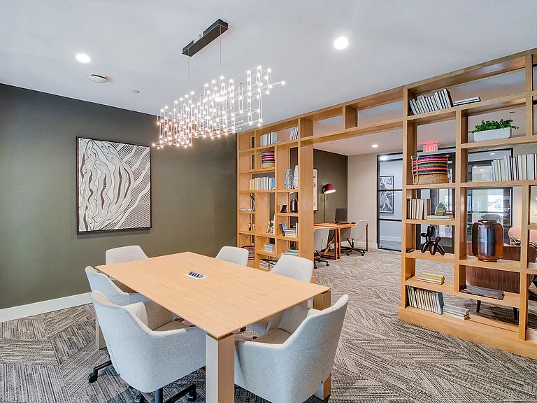 Our conference room great for meetings with others