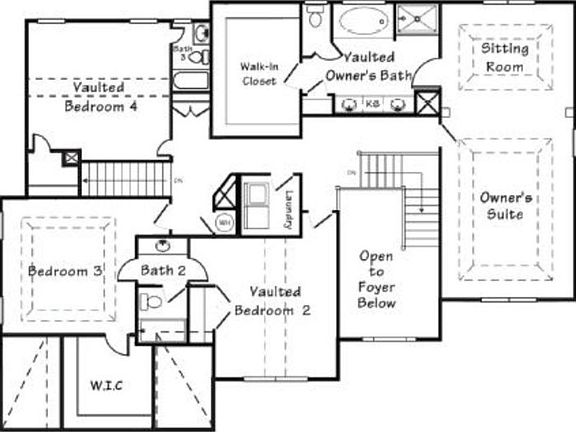 Upstairs Level Floorplan