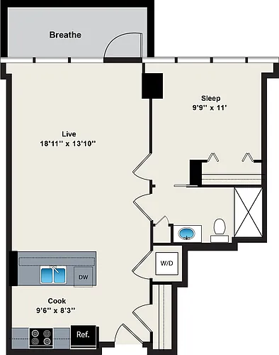 Floor plan A10 - 504