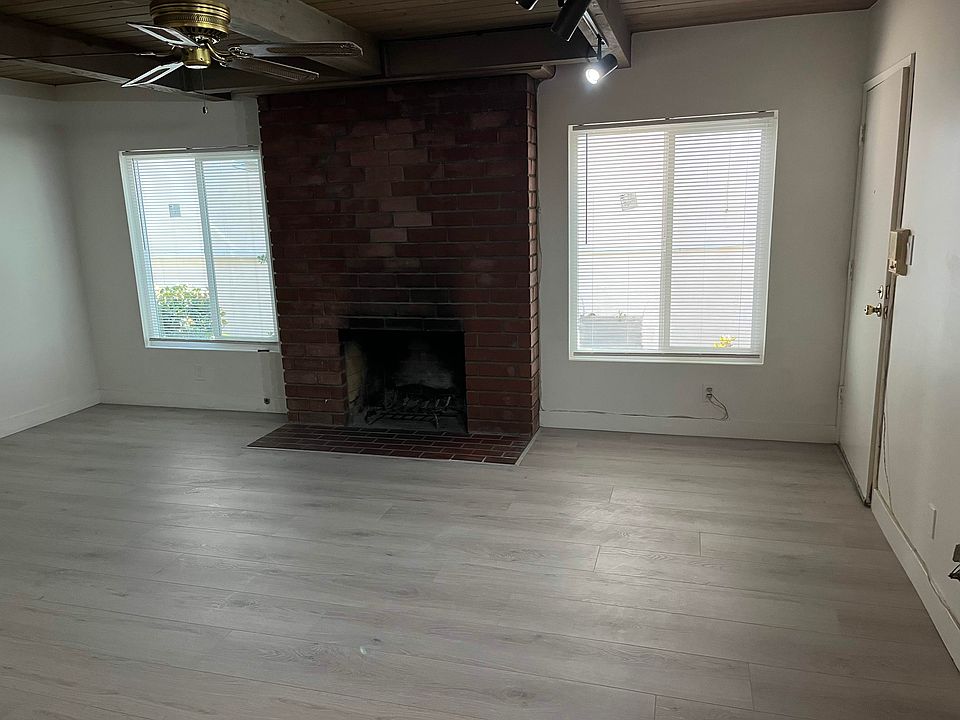 Living room fireplace