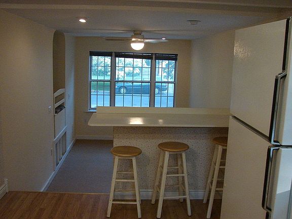 View from Kitchen towards breakfast bar & Family Room.