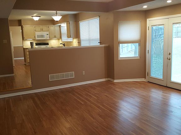 french doors walkout to patio from sunken den  