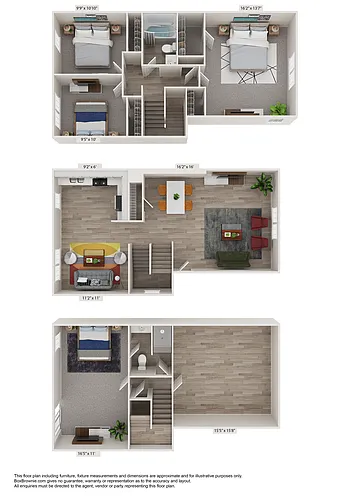 Floor plan Pine *Newly Renovated Homes Av
