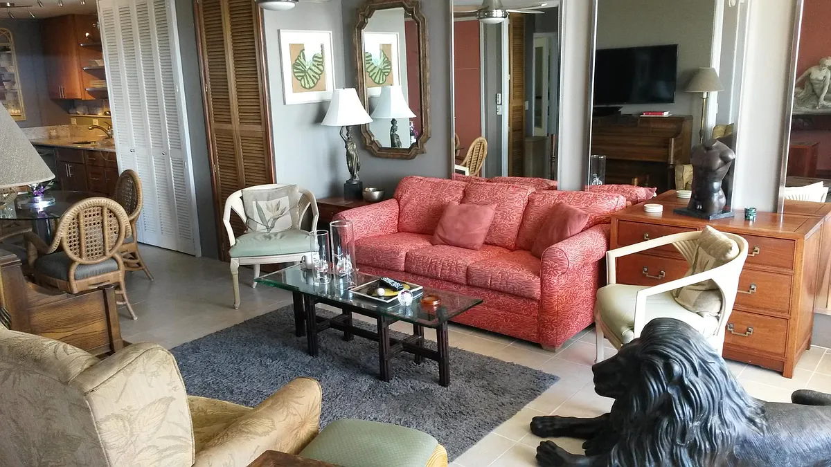 Living room - 1676 Ala Moana Blvd #1407