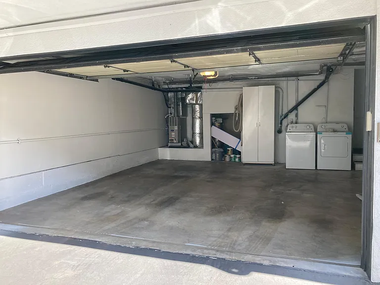 Washer & Dryer in the garage.