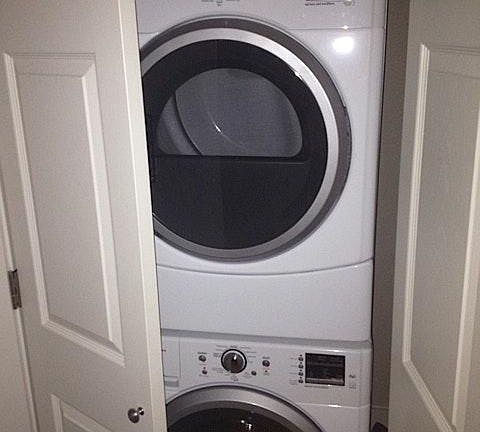 washer/dryer included in unit