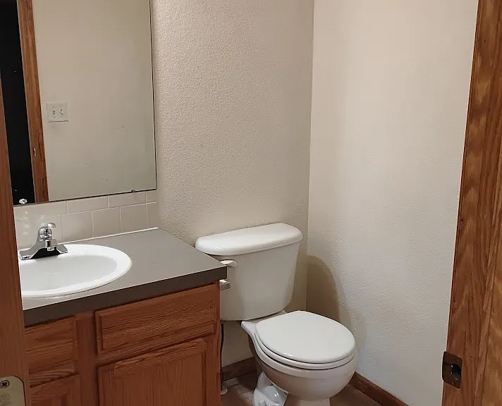 Main floor half bath