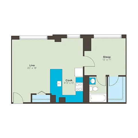 Floor plan bel1bT10