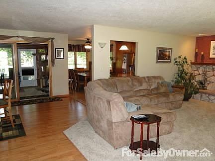 View Living Room in to Kitchen/Dining
