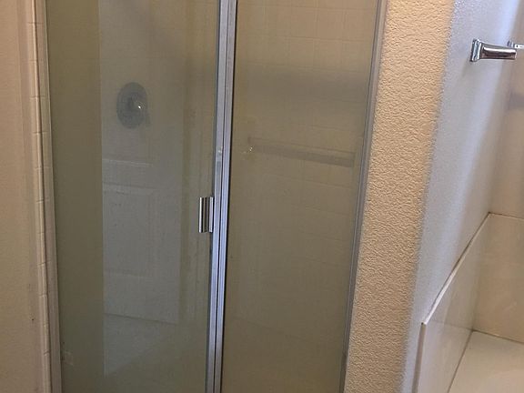Spacious shower in master 