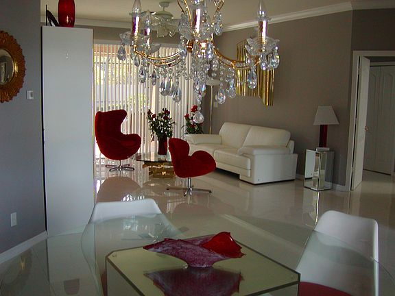 living room from dining room