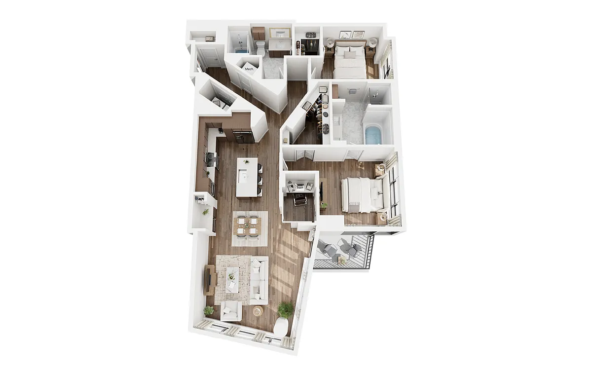 Floor plan B6