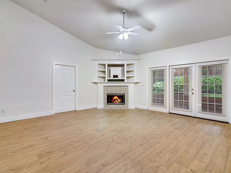 Living Area & Fireplace