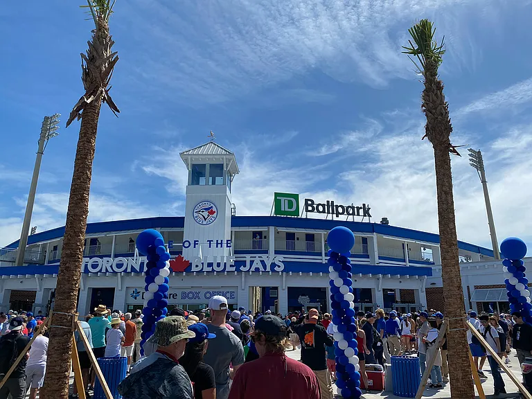 TD Ballpark: Home of the Toronto Blue Jays spring training and the single-A minor league Dunedin Blue Jays.
