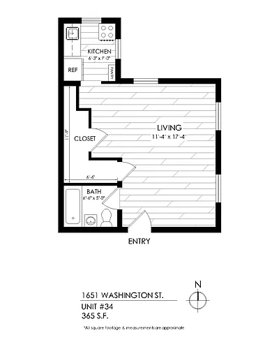 Floor plan Studio
