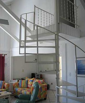 Spiral Staircase to upper floor