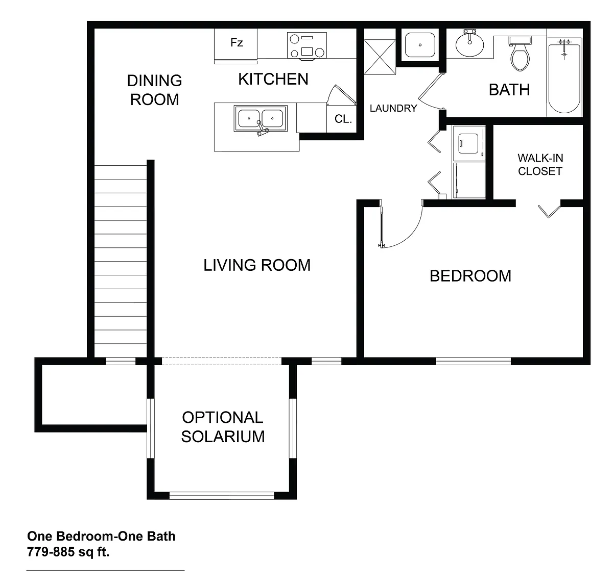 Floor plan 1 Bedrooms