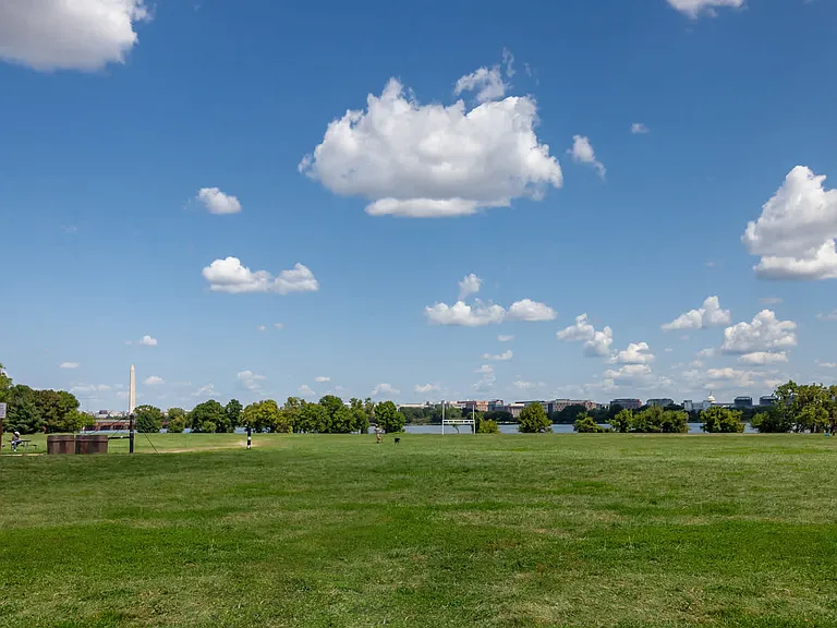 Take the Furry Friend for a Walk at Gravelly Point