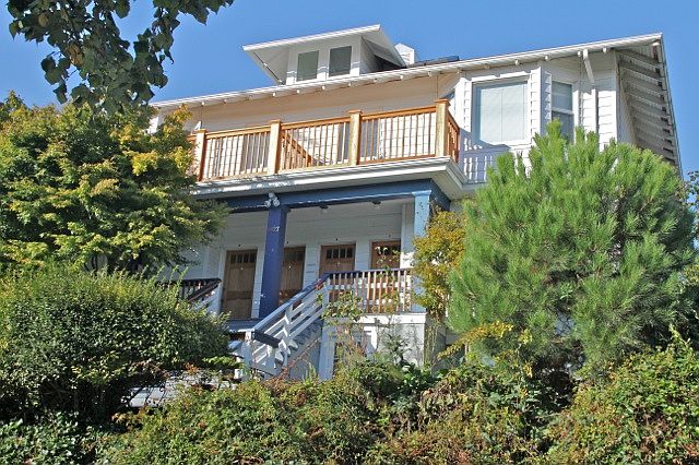 View of building from park on 3rd Avenue
