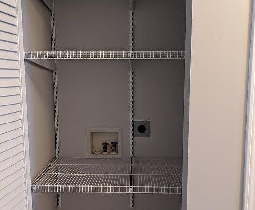 First Floor Hallway Closet (stackable washer and dryer hookup)