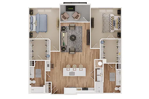 Floor plan 2B