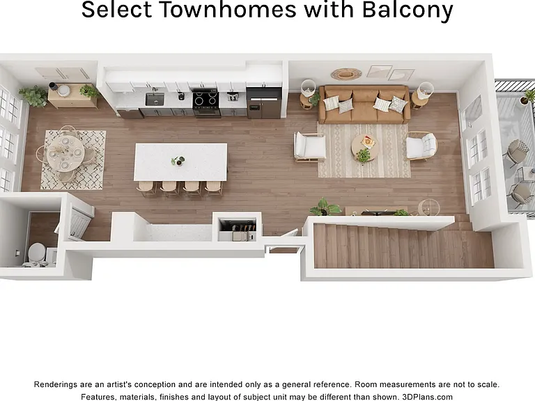 Select Townhomes with Balcony Select Townhomes with Balcony