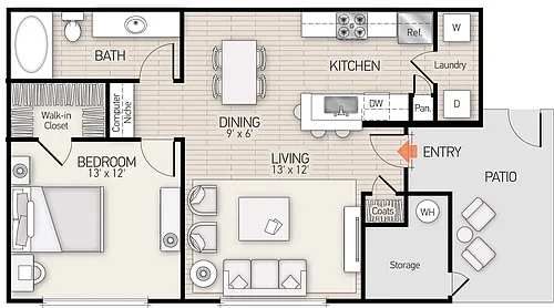 Floor plan Plan A