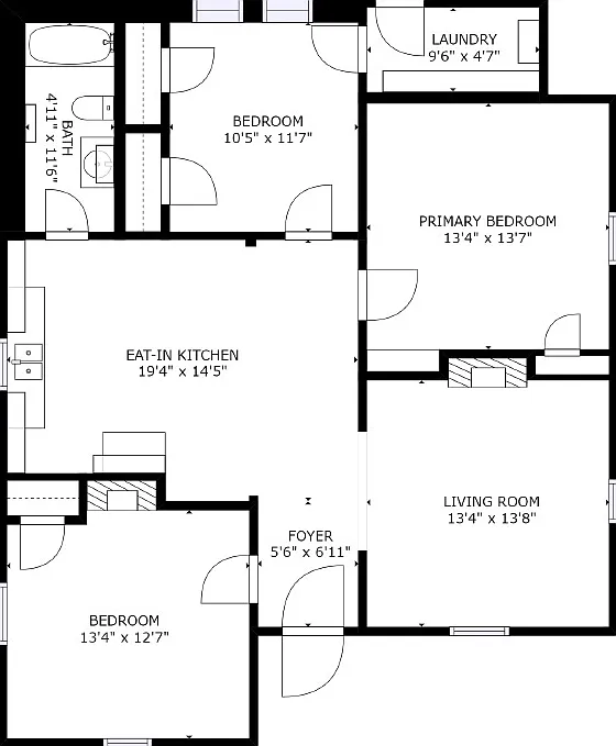 3 bed, 2.0 bath, 1173 sqft, $2,000 — Photo 3