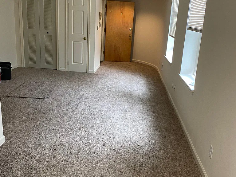 Entry way and living room