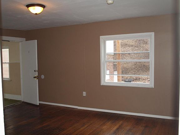 Entrance door to living room.