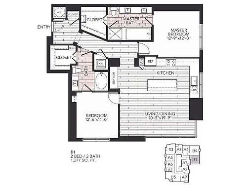 Floor plan B1